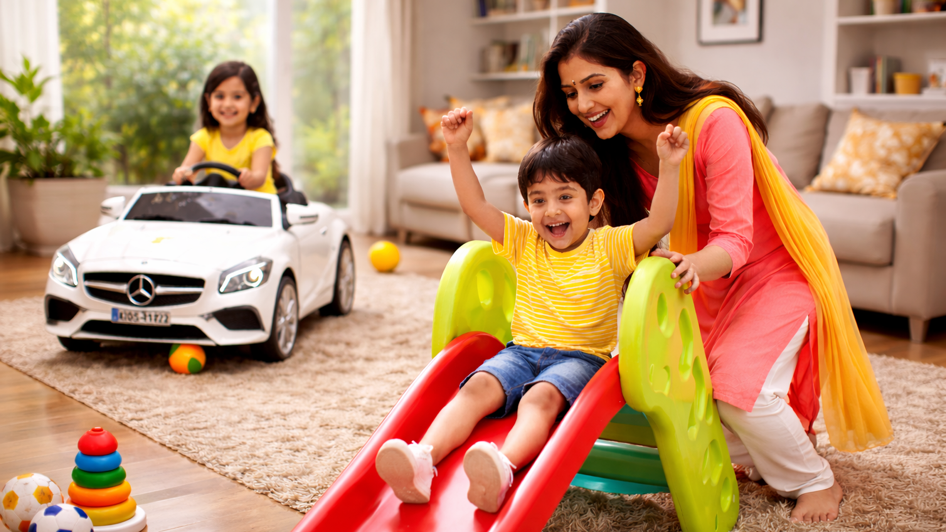 Kids Playing Banner Desktop